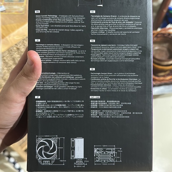 Cooler master CPU cooler - Picture 3 of 4